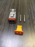 Female 2 Pin Connector - Part# 183012